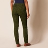 Amazon Essentials Women’s Bi-Stretch Full Length Straight Leg Pant(Black Olive Animal Print)