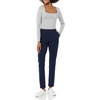 Amazon Essentials Women’s Bi-Stretch Full Length Straight Leg Pant(Navy)