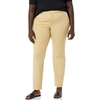 Amazon Essentials Women’s Bi-Stretch Full Length Straight Leg Pant(Tan)