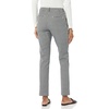 Amazon Essentials Women’s Bi-Stretch Full Length Straight Leg Pant(White Gingham)