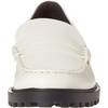 Amazon Essentials Women’s Constructed Loafer(Ecru Faux Leather)