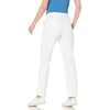 Amazon Essentials Women’s Curvy Straight-Leg Mid-Rise Stretch Twill Chino Pants(Bright White)
