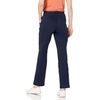 Amazon Essentials Women’s Curvy Straight-Leg Mid-Rise Stretch Twill Chino Pants(Navy)
