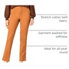 Amazon Essentials Women’s High-Rise Slim-Fit Full-Length Straight-Leg Khaki Pant(Caramel)