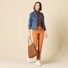 Amazon Essentials Women’s High-Rise Slim-Fit Full-Length Straight-Leg Khaki Pant(Caramel)