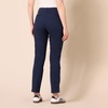 Amazon Essentials Women’s High-Rise Slim-Fit Full-Length Straight-Leg Khaki Pant(Navy)