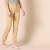 Amazon Essentials Women’s High-Rise Slim-Fit Full-Length Straight-Leg Khaki Pant(Tan)