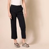 Amazon Essentials Women’s High-Rise Wide Leg Khaki Pant, Stretchy Business Casual(Black)