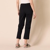 Amazon Essentials Women’s High-Rise Wide Leg Khaki Pant, Stretchy Business Casual(Black)