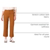 Amazon Essentials Women’s High-Rise Wide Leg Khaki Pant, Stretchy Business Casual(Caramel)