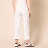 Amazon Essentials Women’s High-Rise Wide Leg Khaki Pant, Stretchy Business Casual(Eggshell White)