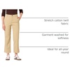 Amazon Essentials Women’s High-Rise Wide Leg Khaki Pant, Stretchy Business Casual(Tan)
