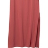 Amazon Essentials Women’s Jersey Standard-Fit Short-Sleeve Crewneck Side Slit Maxi Dress(Brick)