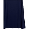 Amazon Essentials Women’s Jersey Standard-Fit Short-Sleeve Crewneck Side Slit Maxi Dress(Navy)