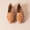 Amazon Essentials Women’s Loafer Flat(Camel Faux Leather)