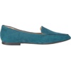 Amazon Essentials Women’s Loafer Flat(Dark Turquoise Microsuede)
