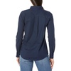 Amazon Essentials Women’s Long Sleeve Button Down Stretch Oxford Shirt (Available in Plus Size)(Navy)