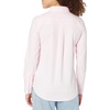 Amazon Essentials Women’s Long Sleeve Button Down Stretch Oxford Shirt (Available in Plus Size)(Pink/White  Stripe)