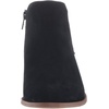 Amazon Essentials Women’s Low Heel Ankle Boots with Side Zipper, Stacked Block Heel(Black Microsuede)