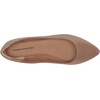 Amazon Essentials Women’s Pointed-Toe Ballet Flats(Brown)