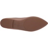 Amazon Essentials Women’s Pointed-Toe Ballet Flats(Brown)