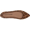Amazon Essentials Women’s Pointed-Toe Ballet Flats(Brown Leopard)