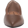 Amazon Essentials Women’s Pointed-Toe Ballet Flats(Chocolate)