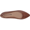 Amazon Essentials Women’s Pointed-Toe Ballet Flats(Dark Toffee Brown)