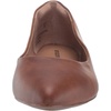 Amazon Essentials Women’s Pointed-Toe Ballet Flats(Dark Toffee Brown)