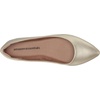 Amazon Essentials Women’s Pointed-Toe Ballet Flats(Gold)