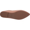 Amazon Essentials Women’s Pointed-Toe Ballet Flats(Light Camel)