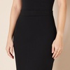 Amazon Essentials Women’s Ponte Pull-On Fitted Pencil Skirt, Business Casual, Everyday Wear(Black)