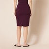 Amazon Essentials Women’s Ponte Pull-On Fitted Pencil Skirt, Business Casual, Everyday Wear(Burgundy)
