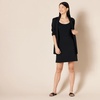 Amazon Essentials Women’s Ponte Pull-On Mini Length A-Line Skirt(Black)