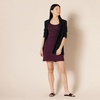 Amazon Essentials Women’s Ponte Pull-On Mini Length A-Line Skirt(Burgundy)