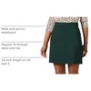 Amazon Essentials Women’s Ponte Pull-On Mini Length A-Line Skirt(Dark Green)
