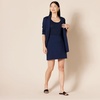 Amazon Essentials Women’s Ponte Pull-On Mini Length A-Line Skirt(Navy)