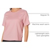 Amazon Essentials Women’s Regular-Fit Georgette Short Sleeve Top(Mauve)