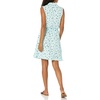 Amazon Essentials Women’s Sleeveless Summer Shirtdress, Relaxed-Fit Woven Lightweight Dress, Knee Length(Aqua Poppy)