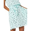 Amazon Essentials Women’s Sleeveless Summer Shirtdress, Relaxed-Fit Woven Lightweight Dress, Knee Length(Aqua Poppy)