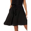 Amazon Essentials Women’s Sleeveless Summer Shirtdress, Relaxed-Fit Woven Lightweight Dress, Knee Length(Black)