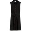 Amazon Essentials Women’s Sleeveless Summer Shirtdress, Relaxed-Fit Woven Lightweight Dress, Knee Length(Black)