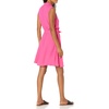 Amazon Essentials Women’s Sleeveless Summer Shirtdress, Relaxed-Fit Woven Lightweight Dress, Knee Length(Hot Pink)