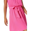 Amazon Essentials Women’s Sleeveless Summer Shirtdress, Relaxed-Fit Woven Lightweight Dress, Knee Length(Hot Pink)