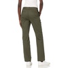 Amazon Essentials Women’s Slim Fit Straight Leg Stretch Twill Chino Pant(Dark Olive)