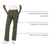 Amazon Essentials Women’s Slim Fit Straight Leg Stretch Twill Chino Pant(Dark Olive)