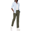 Amazon Essentials Women’s Slim Fit Straight Leg Stretch Twill Chino Pant(Dark Olive)