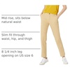 Amazon Essentials Women’s Slim Fit Straight Leg Stretch Twill Chino Pant(Khaki)