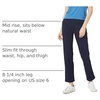 Amazon Essentials Women’s Slim Fit Straight Leg Stretch Twill Chino Pant(Navy)