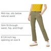 Amazon Essentials Women’s Slim Fit Straight Leg Stretch Twill Chino Pant(Washed Olive)